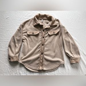 Tan/brown shacket